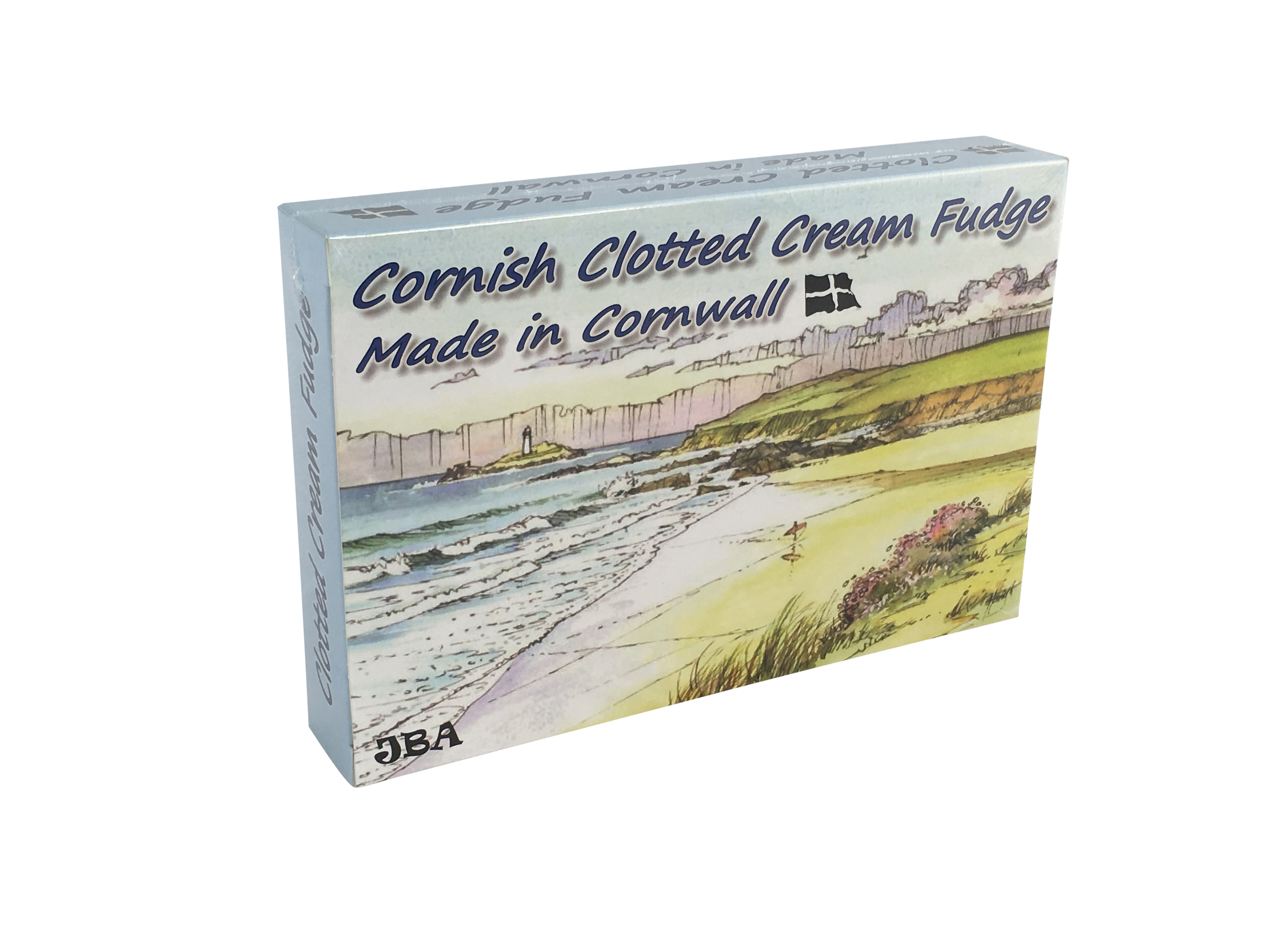 150g Made in Cornwall Clotted Cream Fudge Cornwall Scene Box