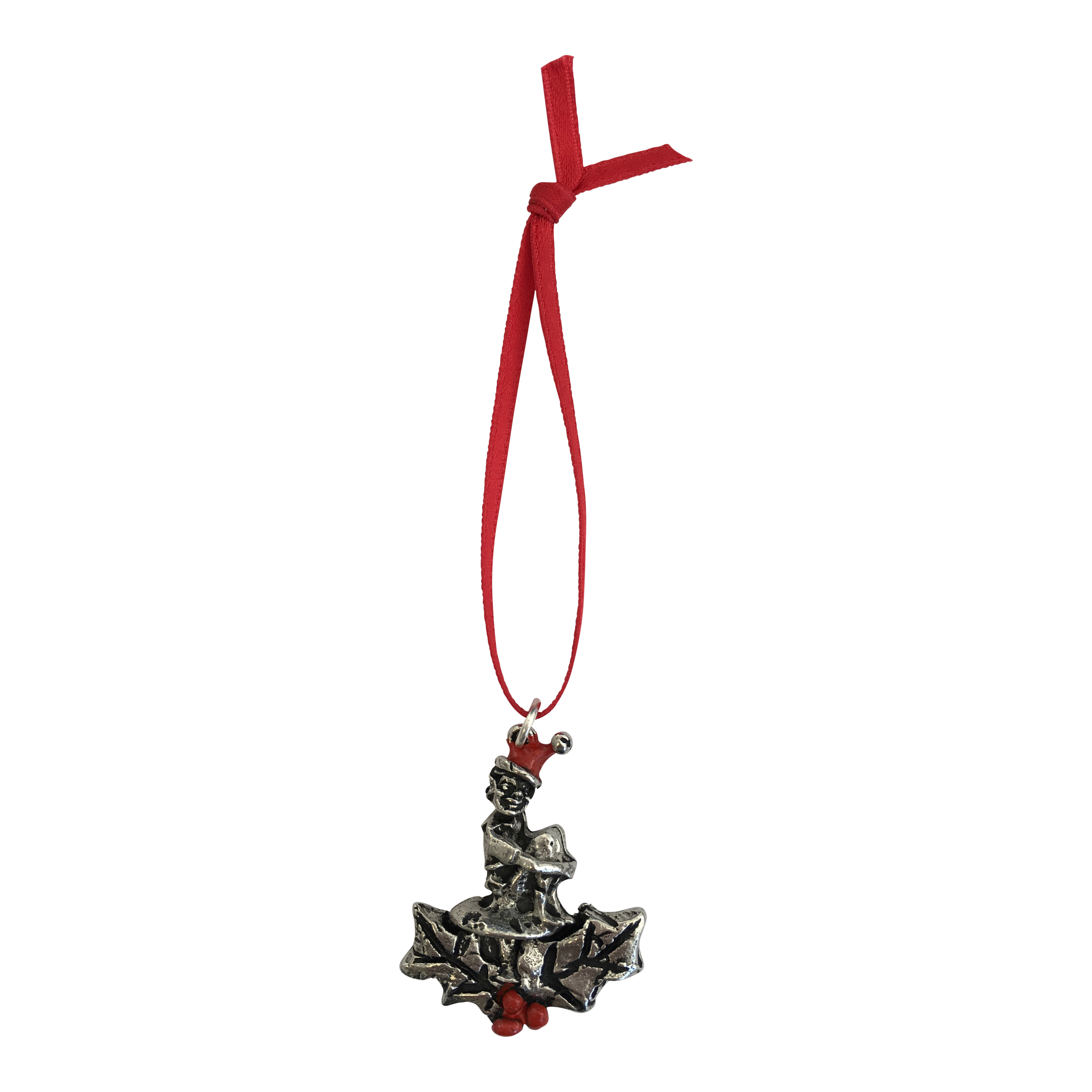 Pewter Christmas Piskie Tree Decoration