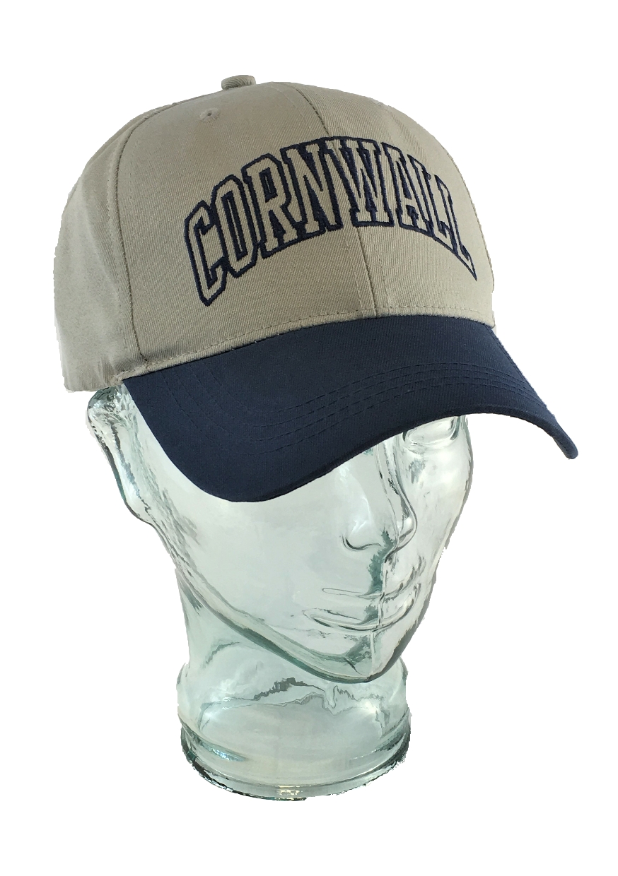 Cornwall baseball cap open embroidery