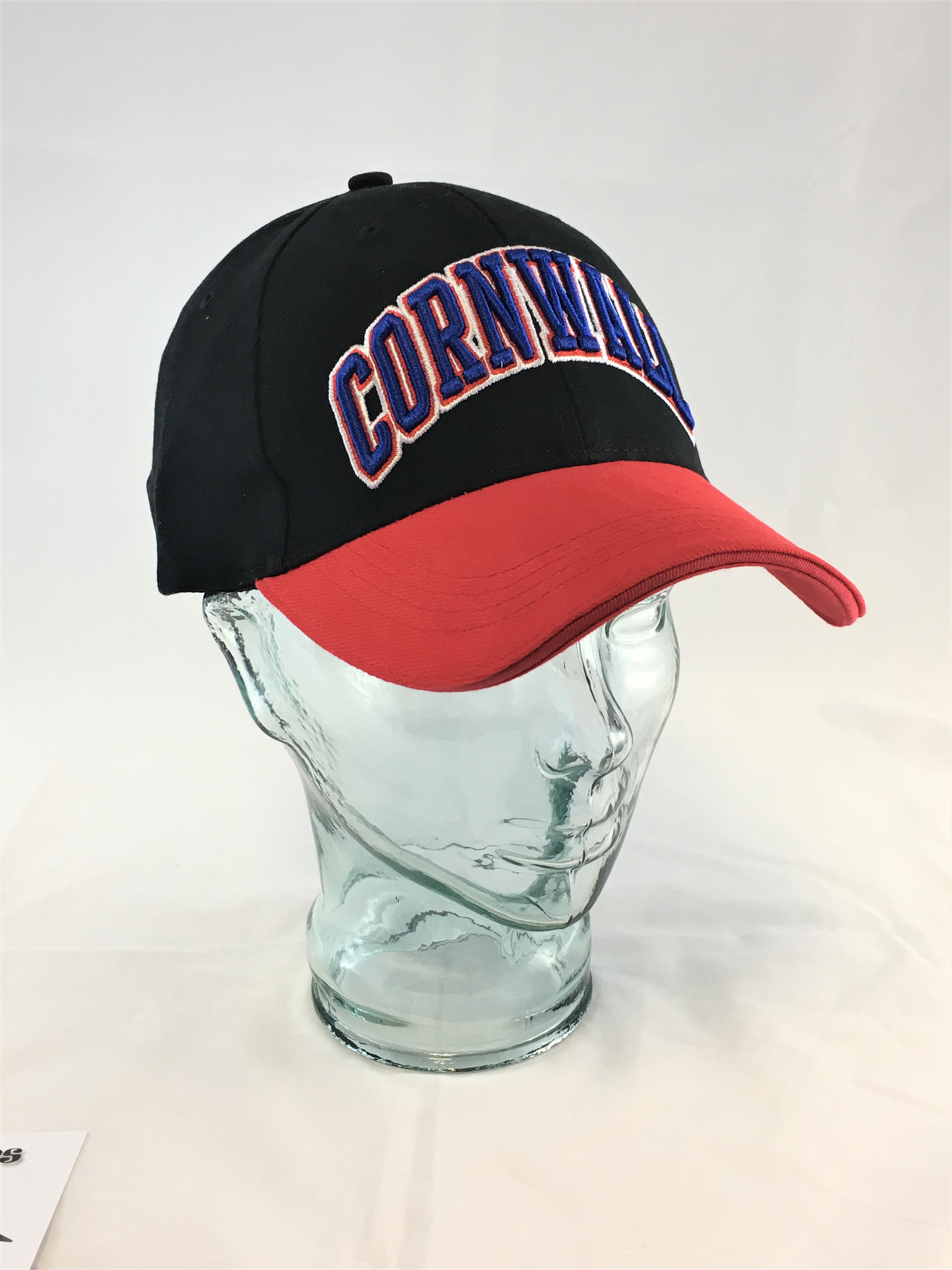 Cornwall baseball cap raised embroidery