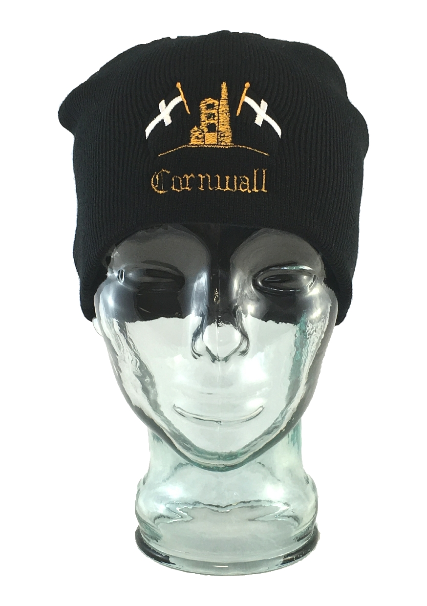 Tin Mine Embroidered Beanie Hat