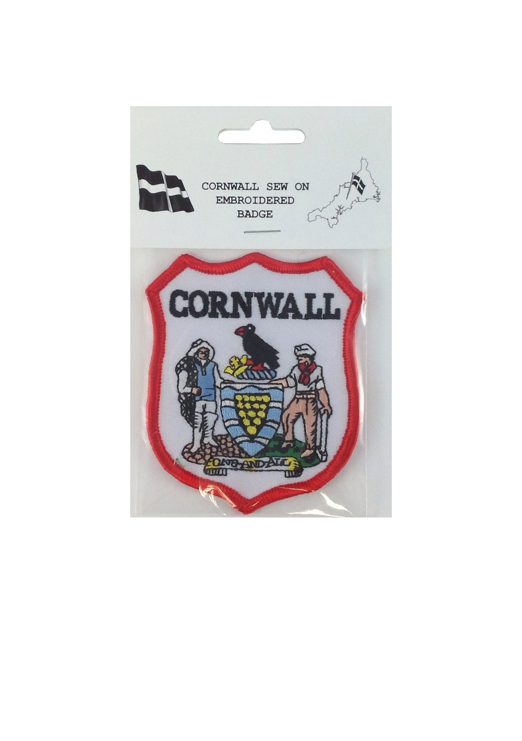 Cornwall Crest Sew On Badge