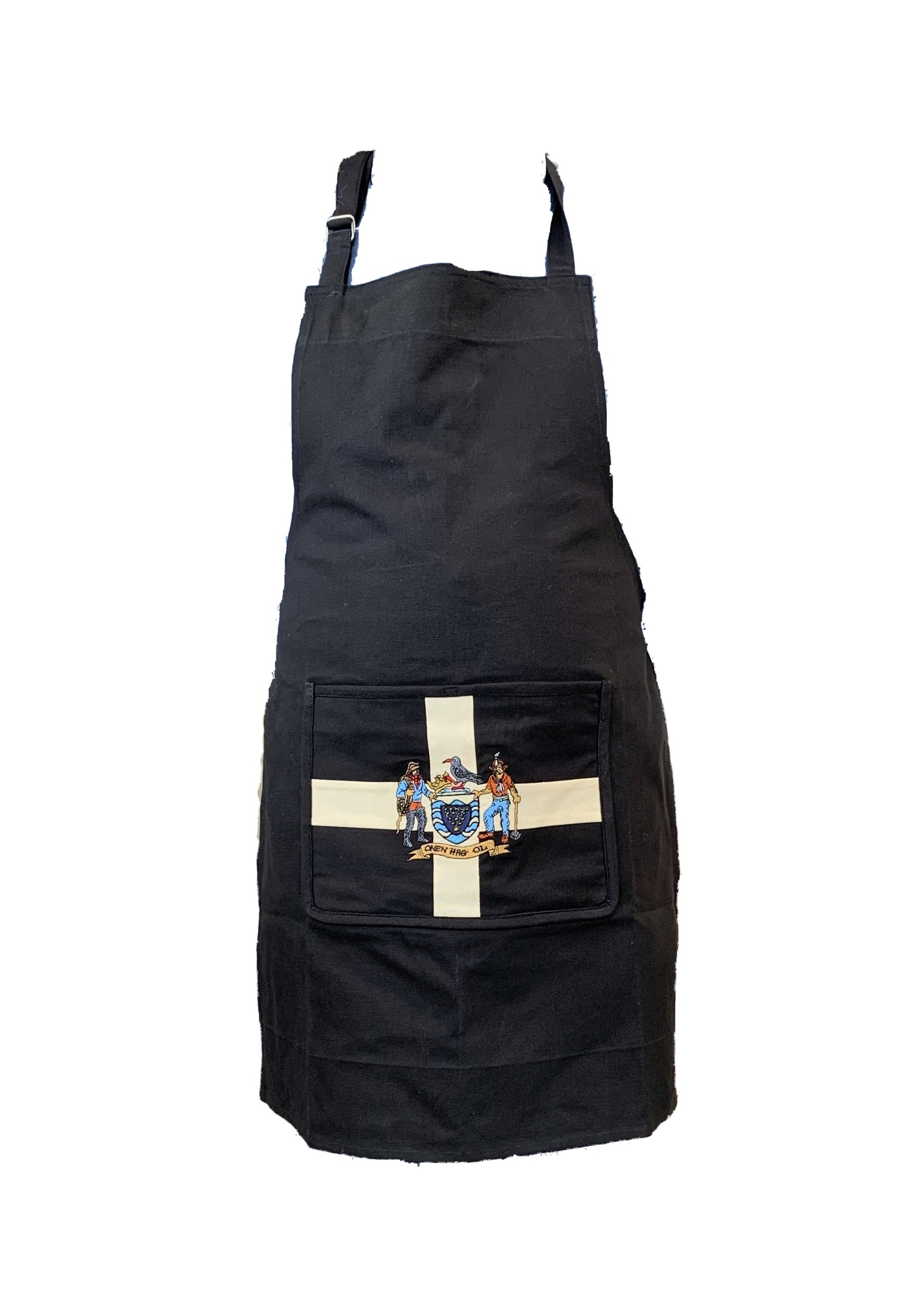 Cornwall Flag and Crest Embroidered Apron