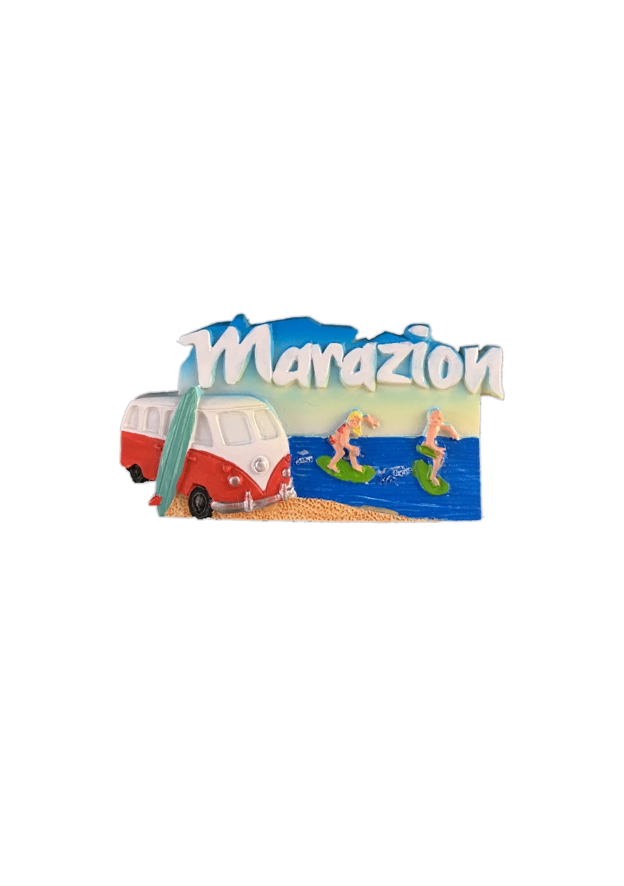 Resin Magnet Marazion Surfers