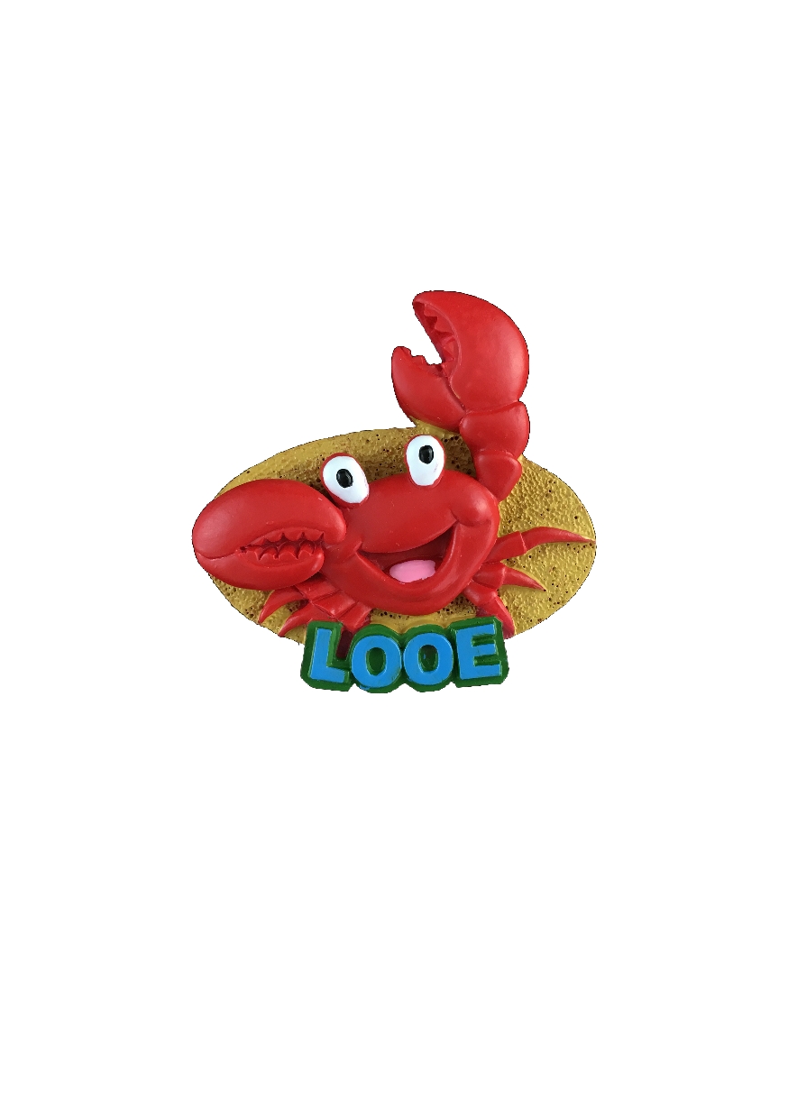 Looe Crab Resin Magnet