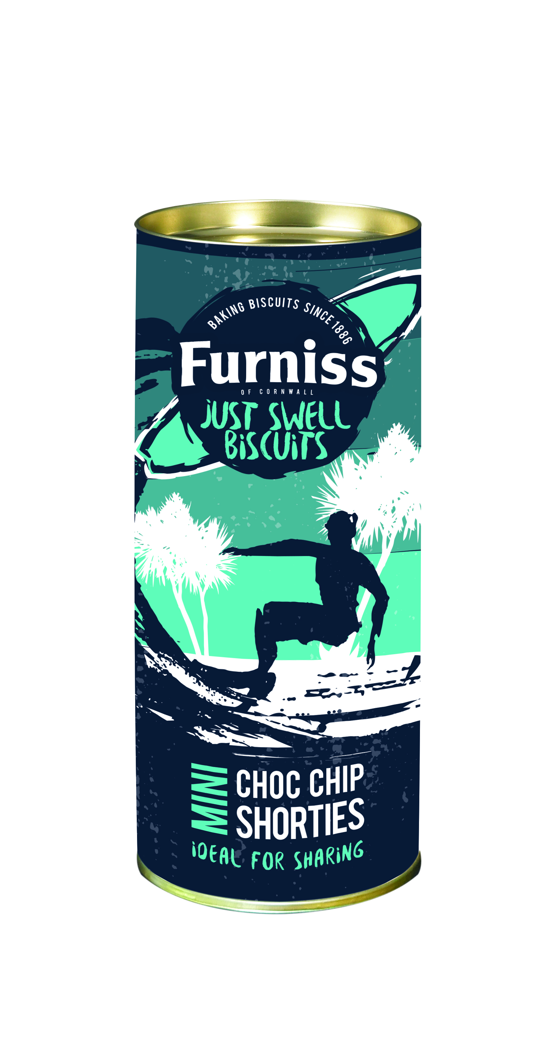 Furniss 150g Mini Choc Chip Shorties Surfer Design