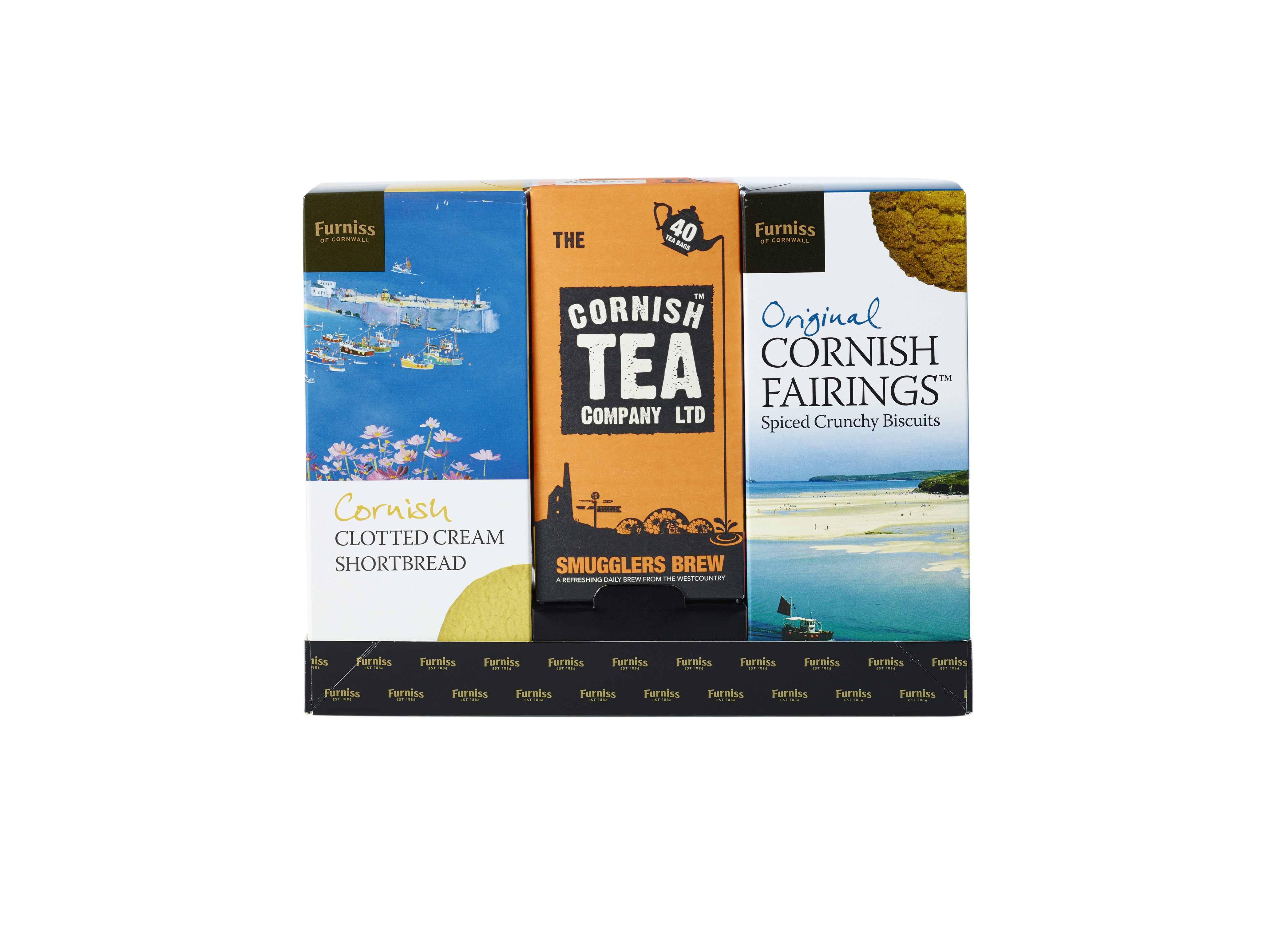 Cornish Tea and Furniss Biscuits Gift Pack