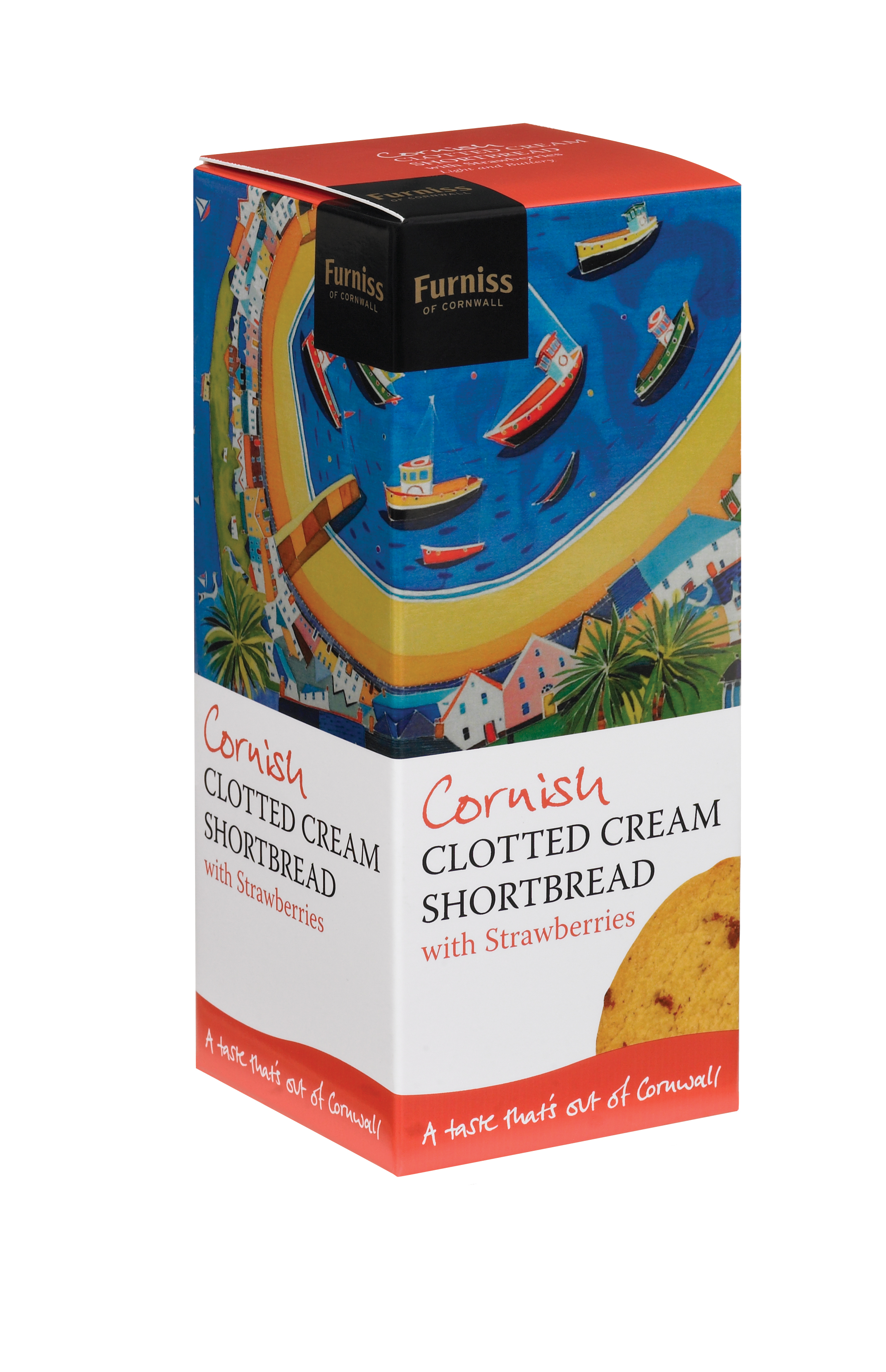 Furniss 200g Strawberry Cornish Clotted Cream Shortbread
