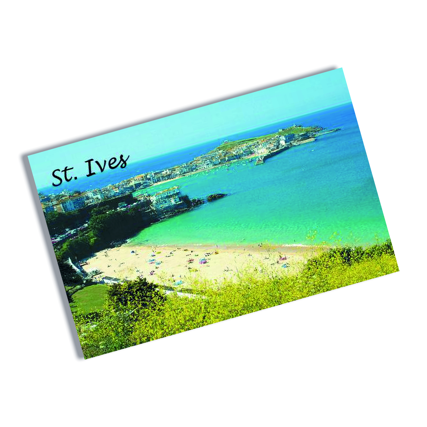 Tin Plate Magnet Porthminster Beach St Ives