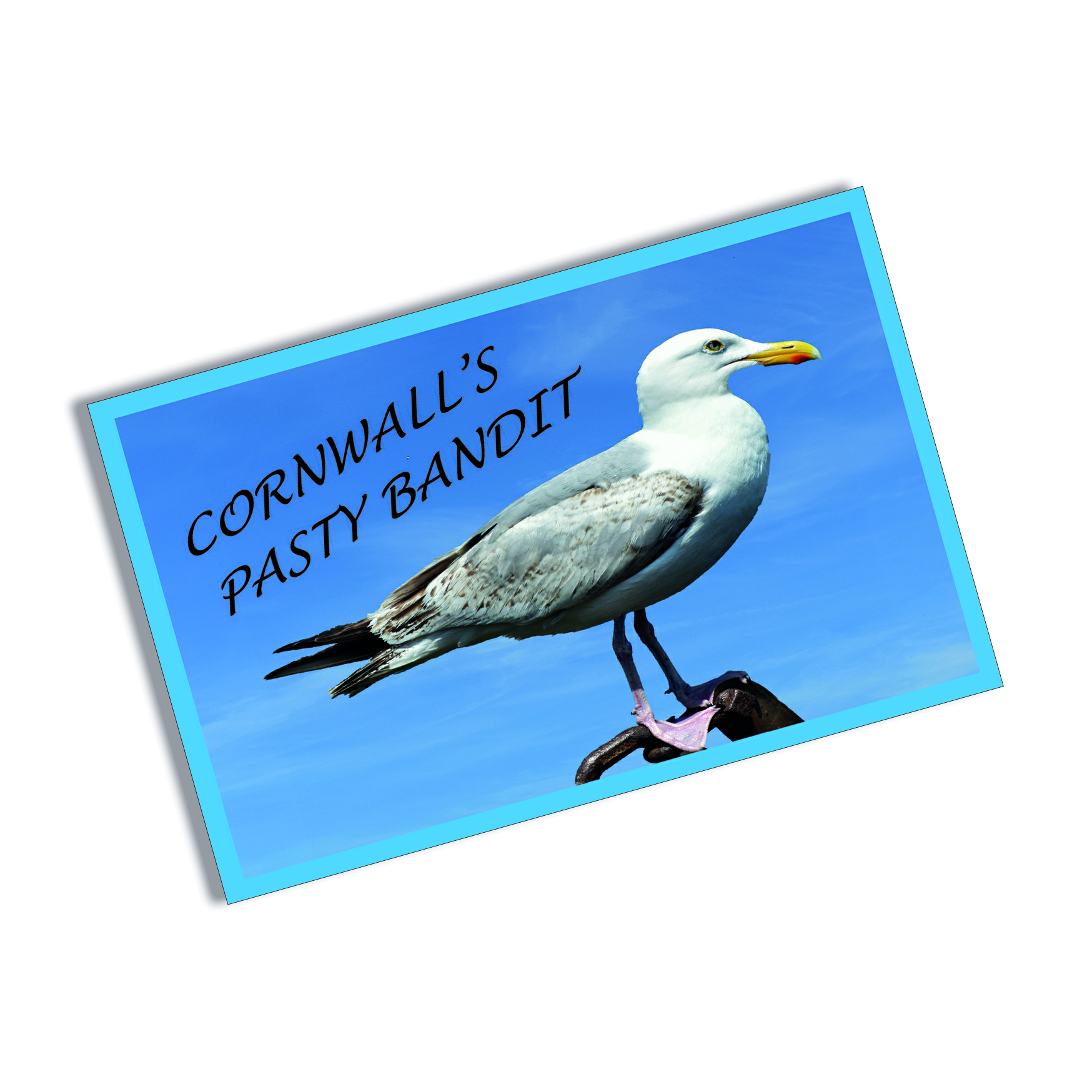 Tin Plate Magnet Cornwall's Pasty Bandit