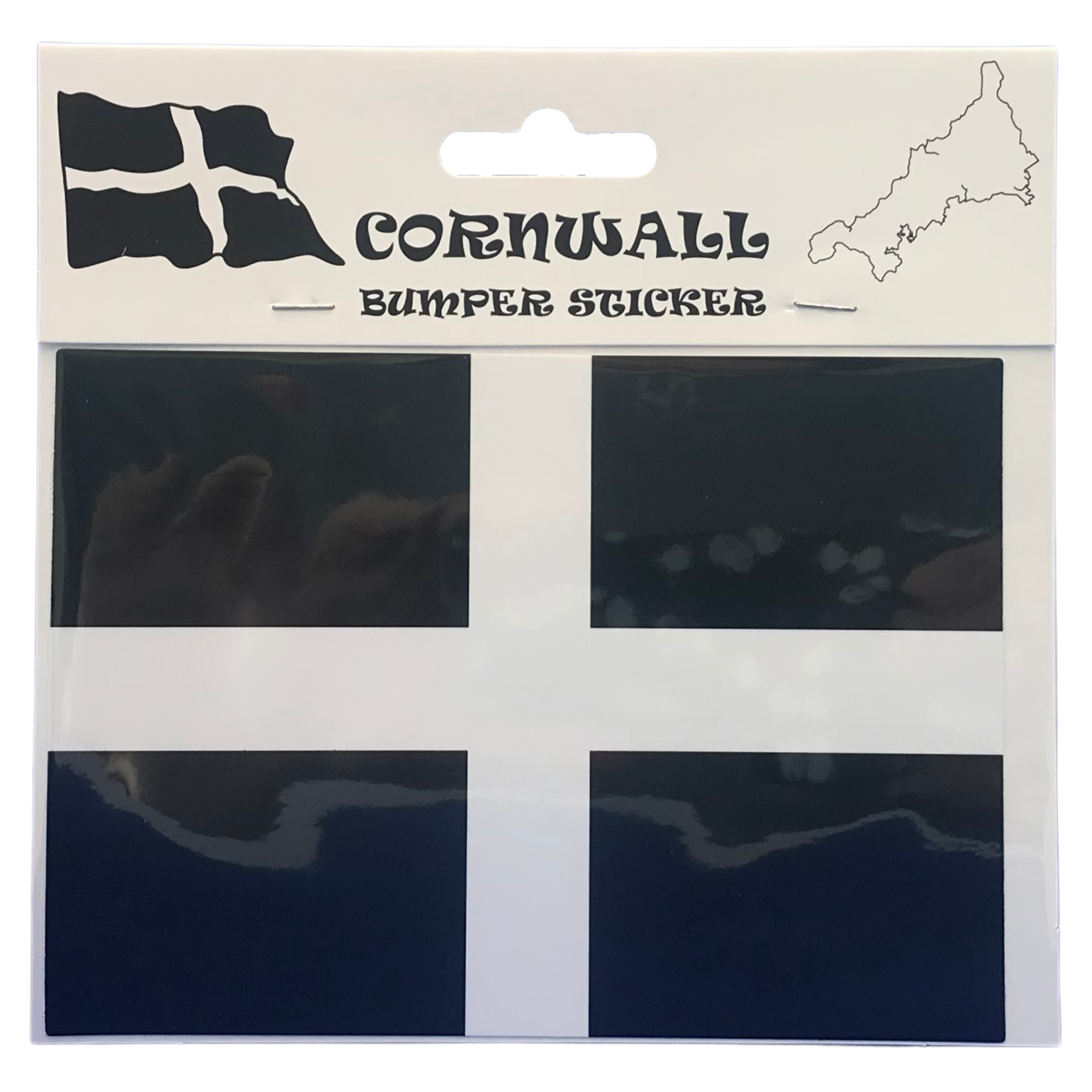 Rectangular Cornwall Bumper Sticker