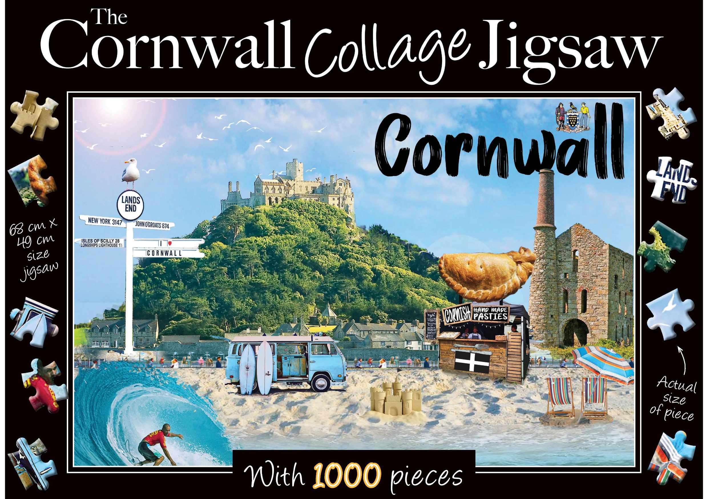 The Cornwall Collage 1000 Piece Jigsaw